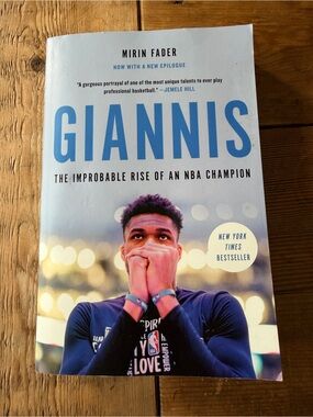 Giannis: The Improbable Rise of an NBA Champion paperback book NWOT